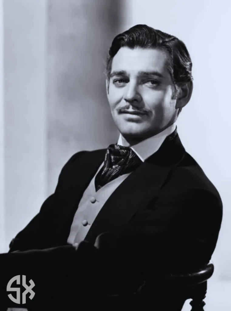 Clark Gable as Rhett Butler in Gone with the Wind, Legendary Hollywood Actor