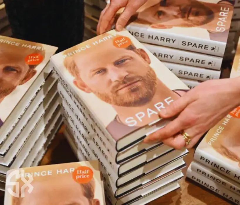 Cover of Prince Harry’s memoir Spare 2023