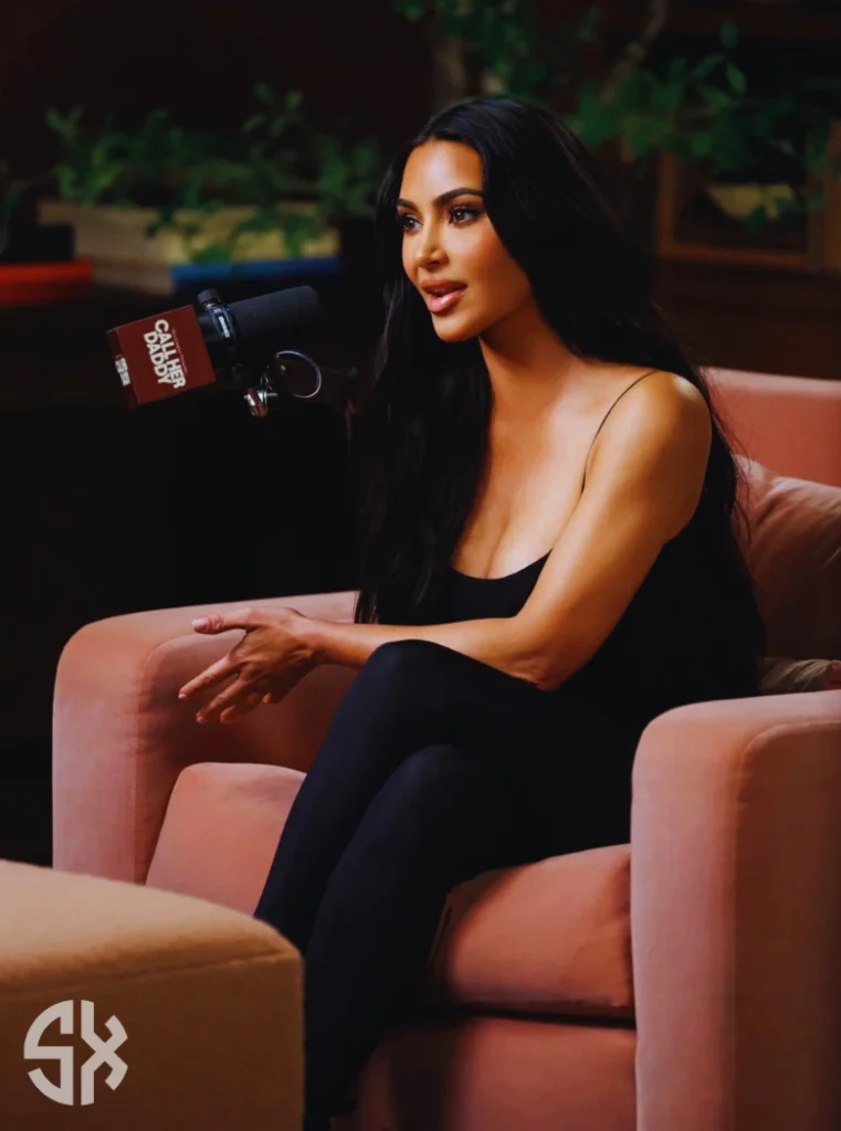 Kim Kardashian Glam Expenses interview on Call Her Daddy podcast where she reveals her $1 million beauty routine