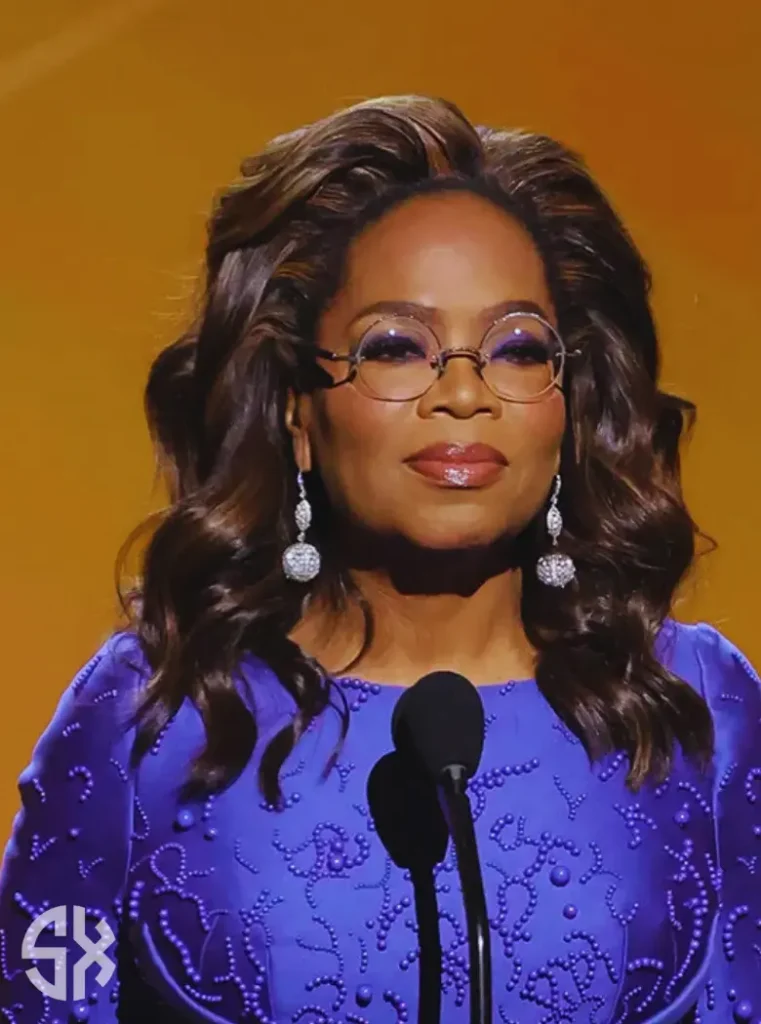 Oprah Winfrey known for charity and humanitarian work in education and empowerment programs