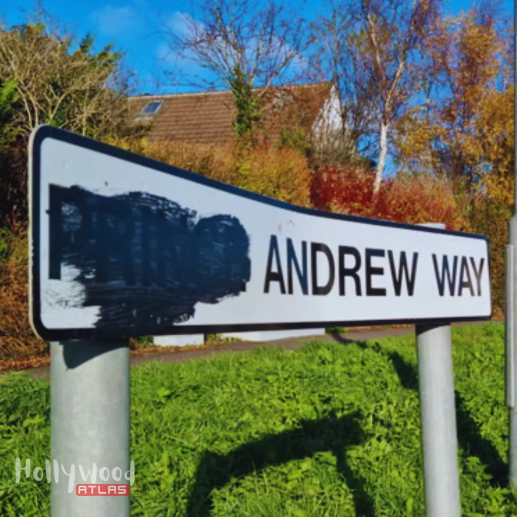 Prince Andrew Way Controversy street sign being discussed for renaming
