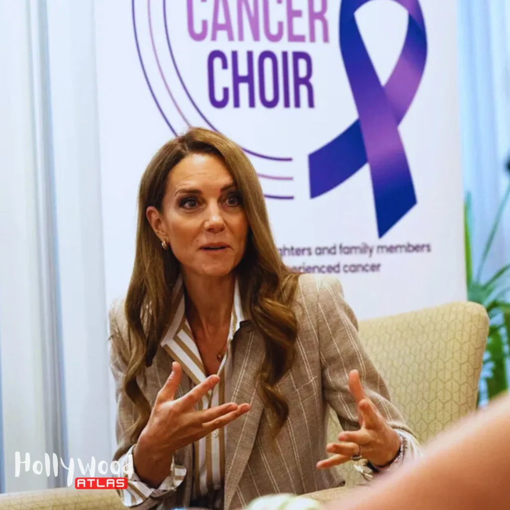 Kate Middleton handwritten note at the Ever After Garden honoring cancer victims in London