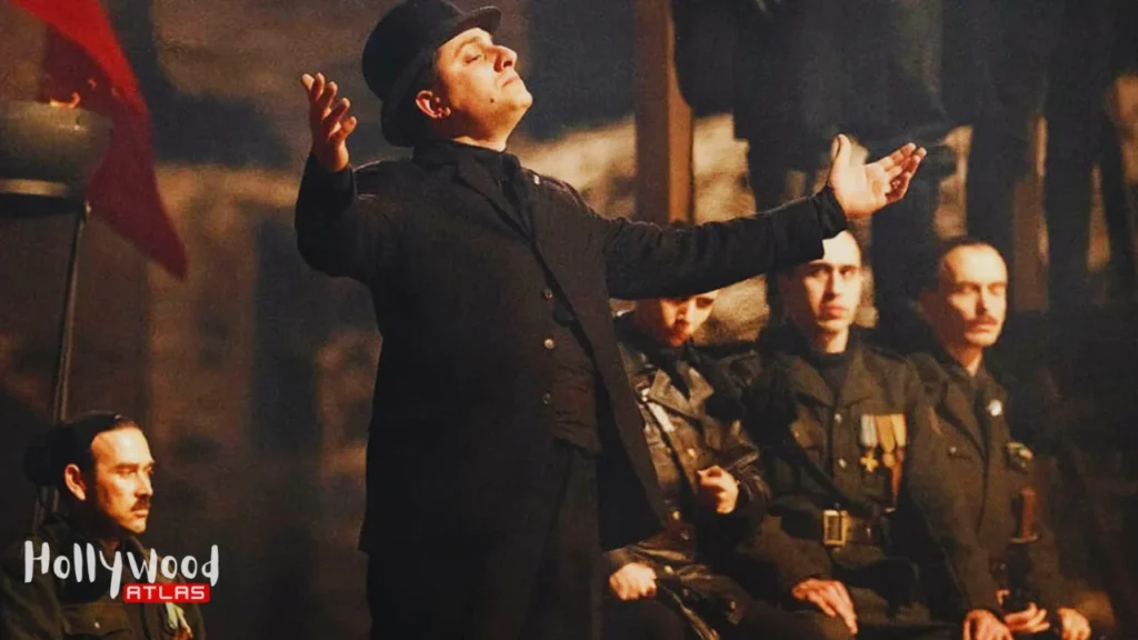Luca Marinelli as Mussolini in Mussolini: Son of the Century historical drama series