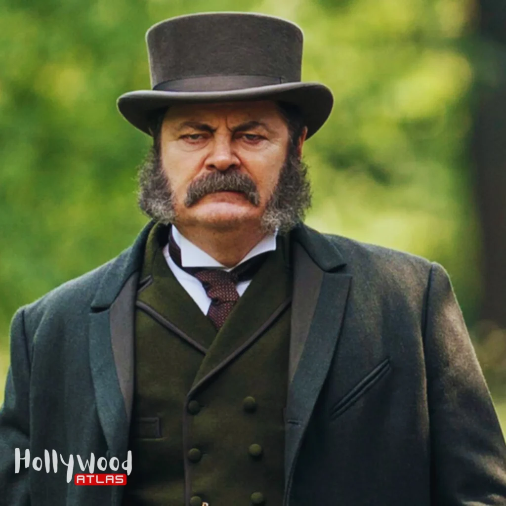 Nick Offerman in Death by Lightning bringing humor and depth, featured in top TV actors 2025.