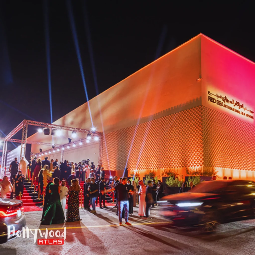 Audience enjoying a film screening at Red Sea Film Festival 2025 in Saudi Arabia