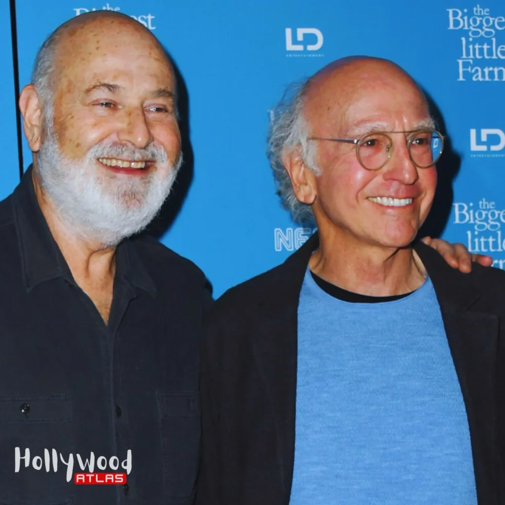 Larry David pictured with Rob Reiner following renewed attention after the Rob Reiner death