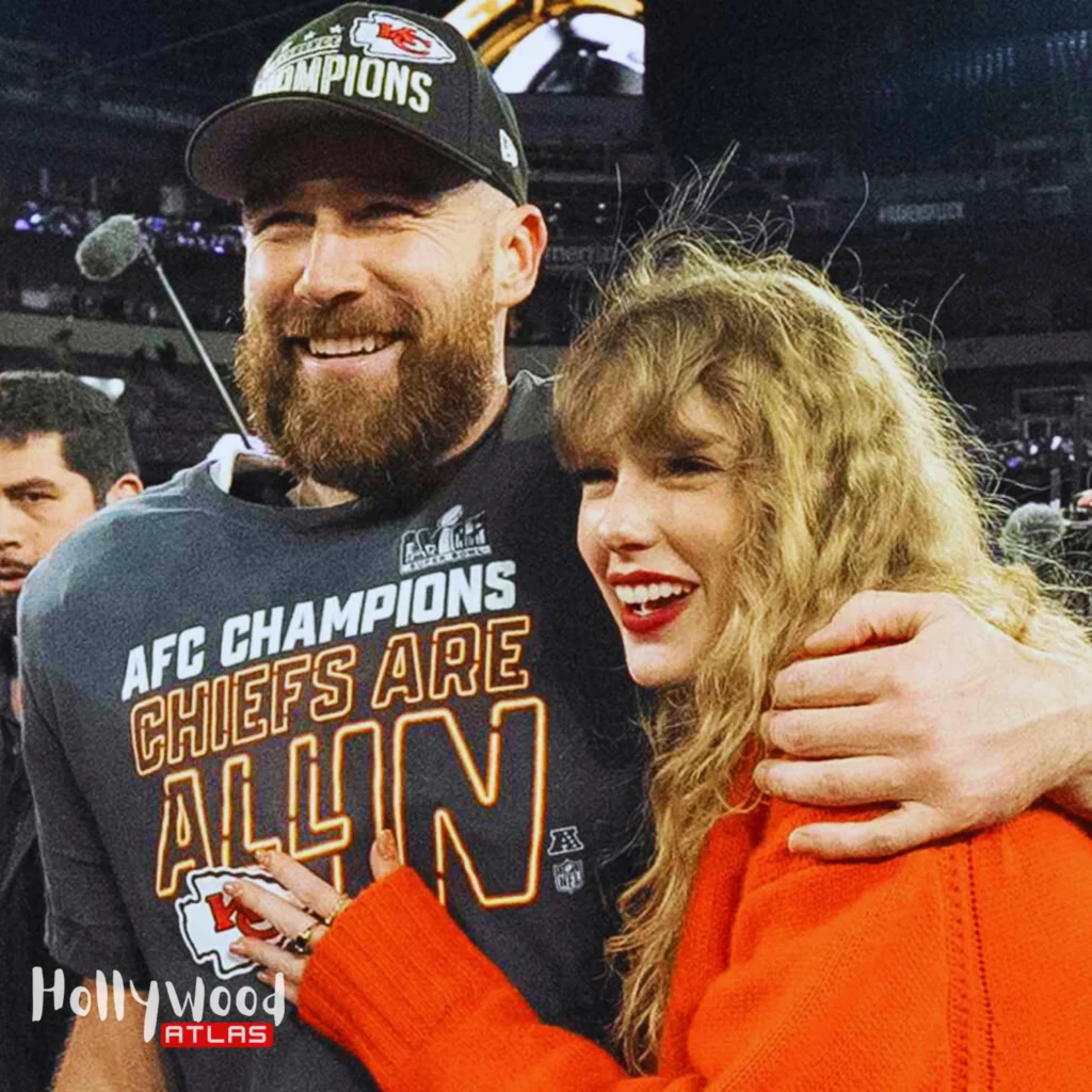 Taylor Swift and Travis Kelce at NFL game together during Taylor Swift Travis Kelce wedding buzz