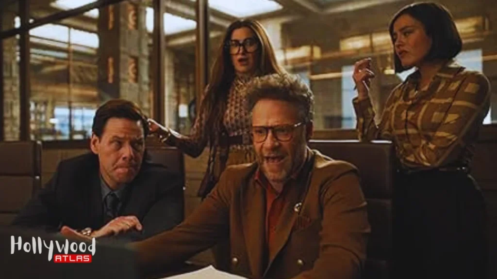Seth Rogen and Kathryn Hahn in The Studio Apple TV Plus Hollywood comedy