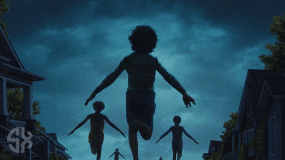 Official poster of Weapons Movie 2025 highlighting psychological horror and missing children plot