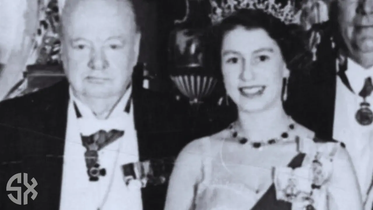 Churchill Royal Influence guiding Queen Elizabeth during her early reign