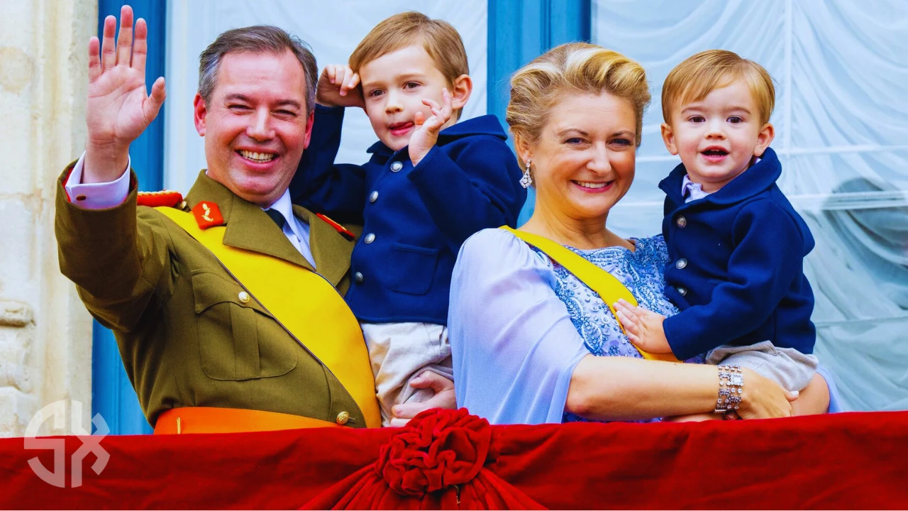 Prince Charles of Luxembourg during the royal succession ceremony
