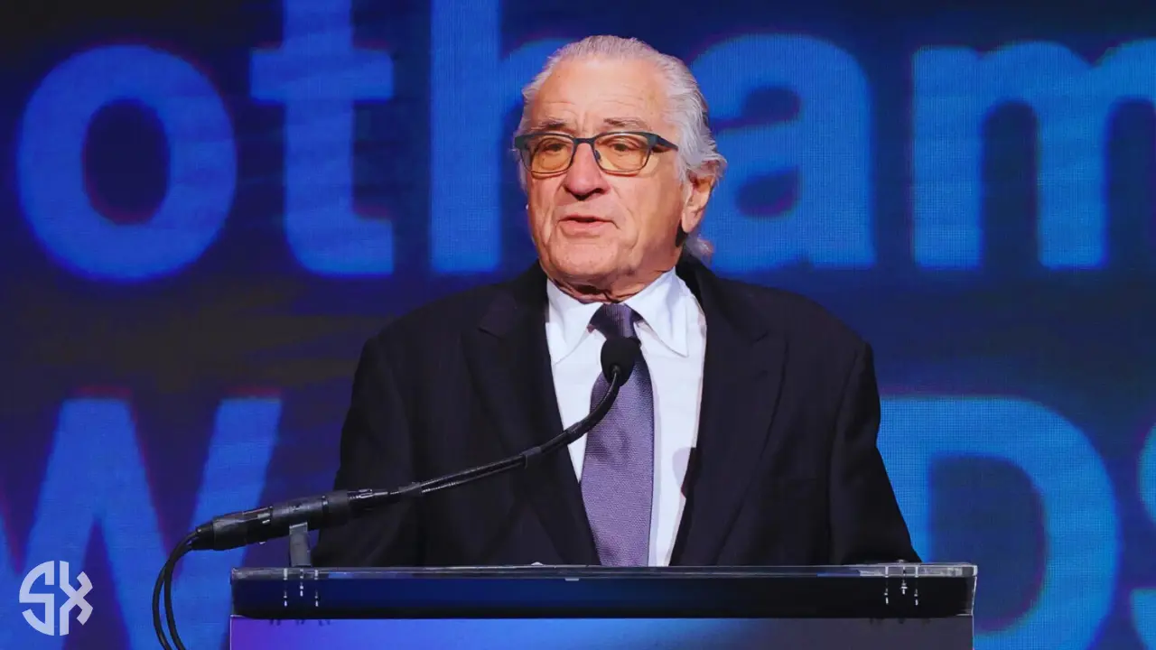 Robert De Niro Protests at No Kings 2025 event showing his support for civic activism against Donald Trump