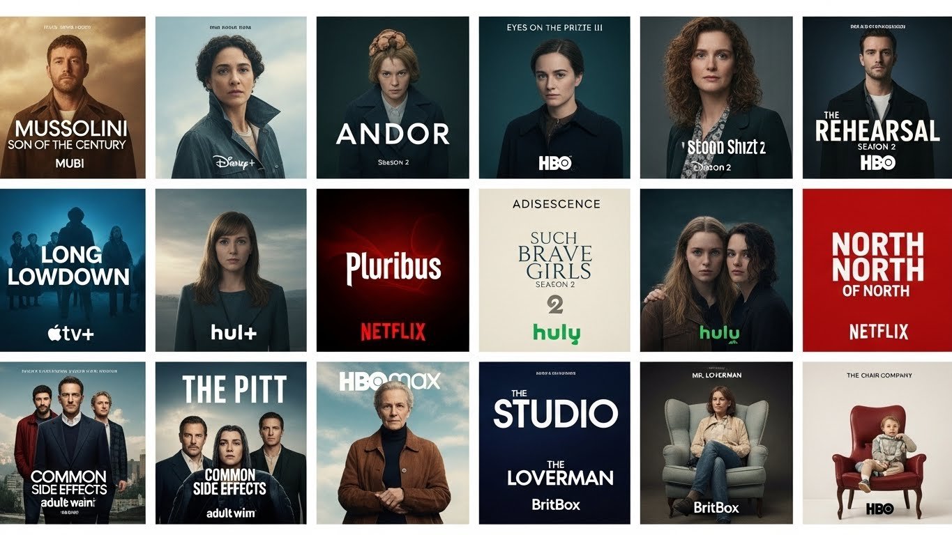 Best TV Shows of 2025 featuring top streaming series and critically acclaimed dramas
