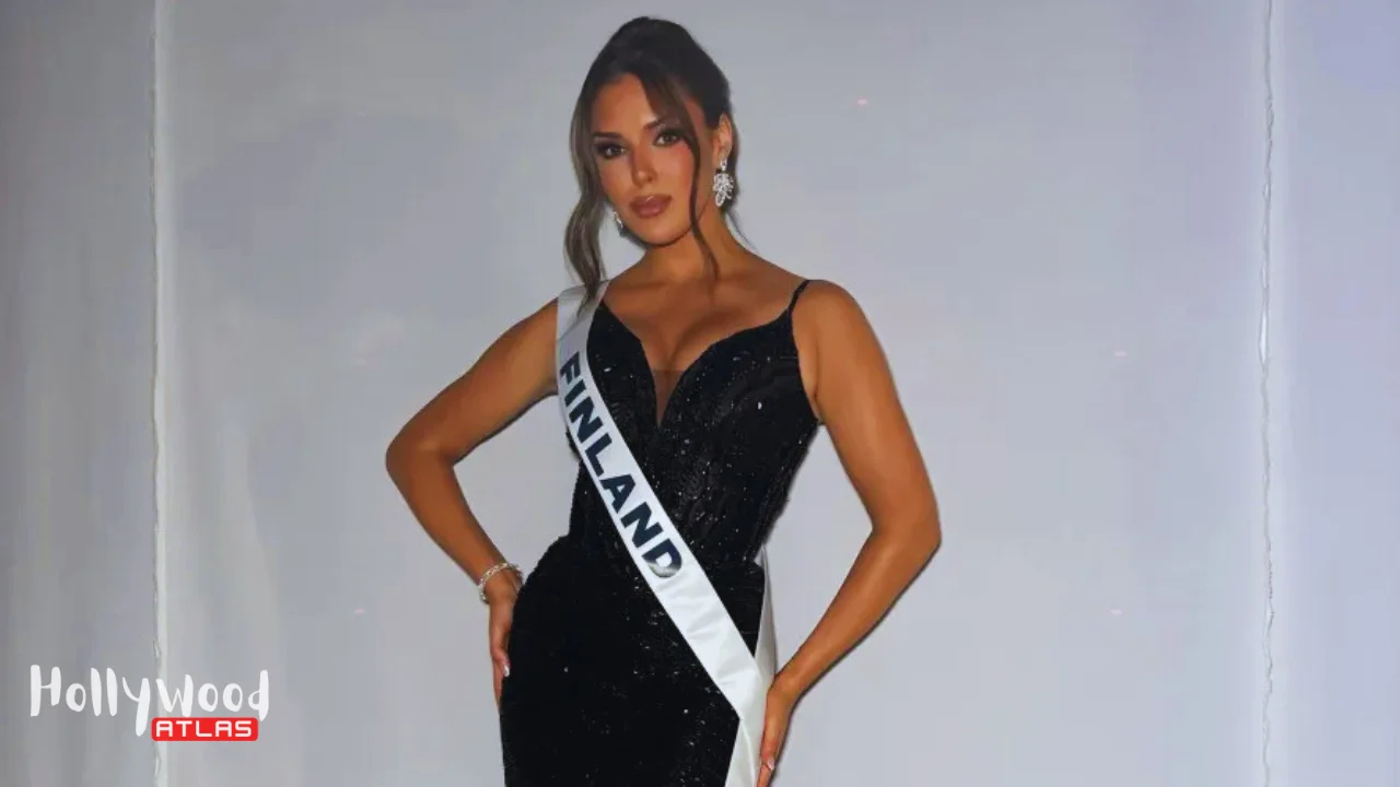 Miss Finland Stripped of Title contestant Sarah Dzafce at Miss Universe 2025